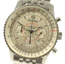 ☆美品【BREITLING】ブライトリング ナビタイマー モンブリラン デイト クロノグラフ A41330 自動巻き メンズ【中古】