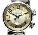 【LOUIS VUITTON】ルイ・ヴィトン タンブール レベイユGMT デイト Q1152 自動巻き メンズ【中古】