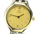 【OMEGA】オメガ デビル YGベゼル クォーツ レディース【中古】