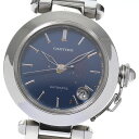 【CARTIER】カルティエ パシャC デイト W31014M7 自動巻き ボーイズ_708167【中古】
