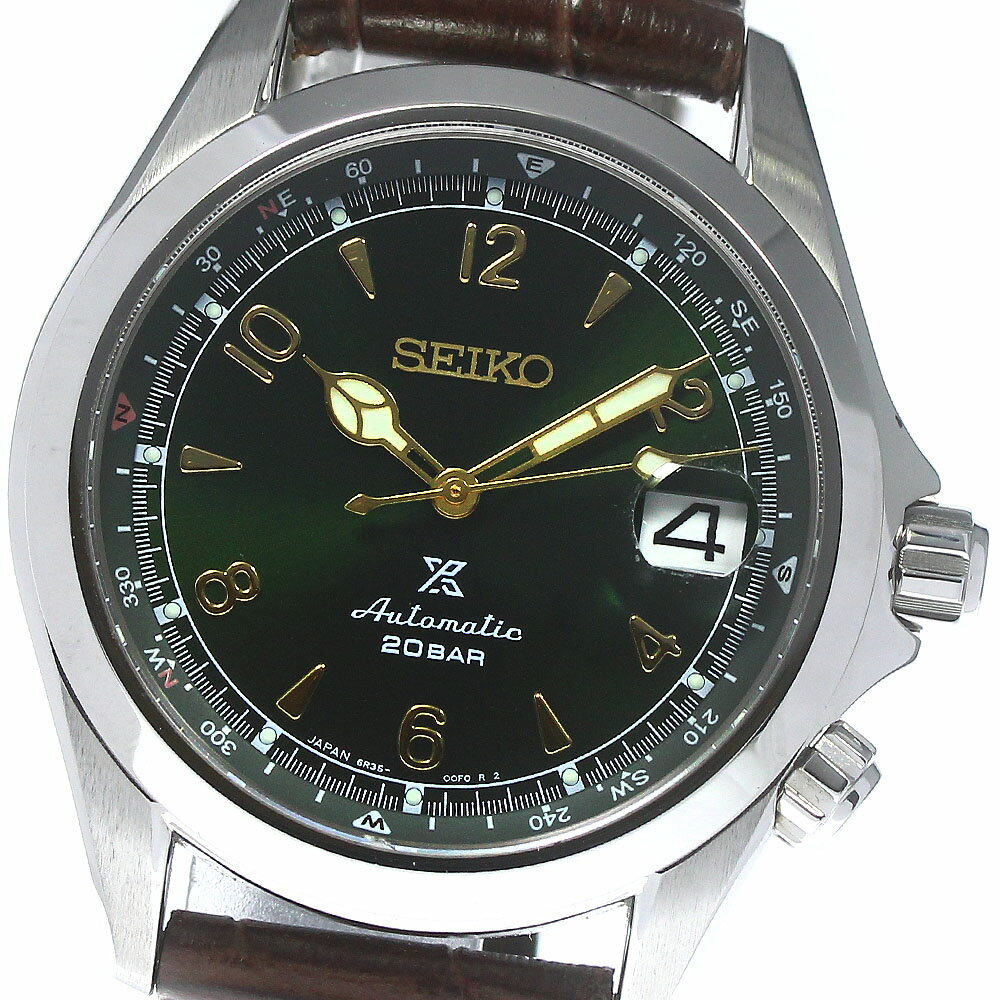 <strong>セイコー</strong> SEIKO SBDC091/6R35-00E0 プロスペックス <strong>アルピニスト</strong> デイト 自動巻き メンズ 良品 保証書付き_784382【<strong>中古</strong>】