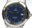 【OMEGA】オメガ シーマスター120 2511.80 QZ ネイビー文字盤 SSブレス メンズ【180215】