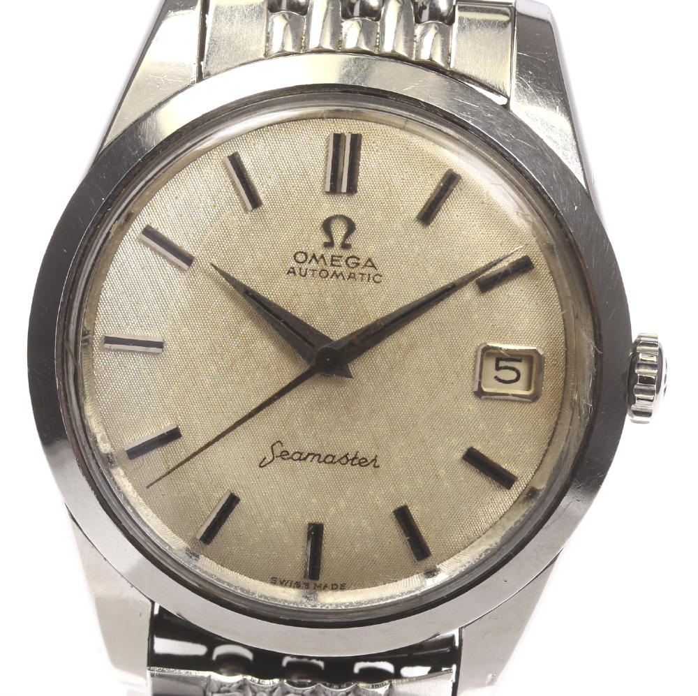 【OMEGA】ヴィンテージオメガ シーマスター 剣針 ライスブレス cal.562 自動巻き メンズ 【180225】