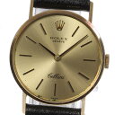 純正尾錠付き【ROLEX】 ロレックス チェリーニ K18Y...