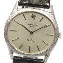 【ROLEX】ロレックス チェリーニ K18WG 手巻き 純...
