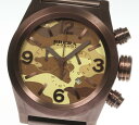 ★美品★【BRERA】ブレラ BRETC4522CM クロノグラフ カモフラ QZ ラバーベルト メンズ【中古】【190407】