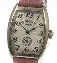 ☆良品☆ 箱保付【FRANCK MULLER】フランクミュラー トノウ・カーベックス 1750S6 K18WG 手巻き 革ベルト レディース【中古】