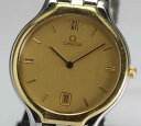 【OMEGA】 オメガ デビル デイト K18YGベゼル クォーツ メンズ★【中古】