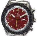 【オメガ】スピードマスター 3510.61 シューマッハ 赤 AT メンズ【中古】