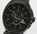【CITIZEN】シチズン アテッサ ジェットセッター ダイレクトフライト ATD53-3012 H610-T015590 ソーラー電波 チタン メンズ◎【中古】