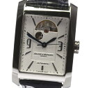 【BAUME&MERCIER】ボーム&メルシエ ハンプトン クラシック MOAO8818 自動巻き 革ベルト メンズ【中古】