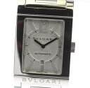 【BVLGARI】ブルガリ レッタンゴロ RT45S シルバー文字盤 自動巻き メンズ【17075】【中古】