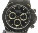 保・替えベゼル付【ROLEX】ロレックス デイトナ 116520 ブラックダイアル プロハンター PVDコーテイング M番☆【中古】