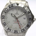 【OMEGA】オメガ シーマスター 300 GMT 2538.20 クロノメーター 白文字盤 自動巻き メンズ