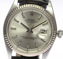 【ROLEX】ロレックス デイトジャスト 1601 cal.1570 自動巻き 社外革ベルト メンズ