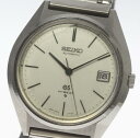 【SEIKO】セイコー グランドセイコー ハイビート 5645-7010 デイト 社外SSブレス 自動巻き メンズ☆【中古】