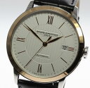 未使用品★箱付【BAUME&MERCIER】ボーム&メルシエ クラシマ MA10216 自動巻き 純正革ベルト メンズ【中古】