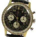 【BREITLING】ブライトリング ナビタイマー コスモノート Ref.809 手巻き アンティーク メンズ 未使用社外革ベルト☆【中古】【170604】