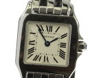 箱保☆【Cartier】カルティエ サントス ドゥモアゼルSM W25064Z5 クォーツ レディース★【中古】【170617】
