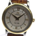 可動品【OMEGA】オメガ デビル プレステージ 純正革ベルト クォーツ レディース【中古】