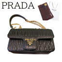 【新品■正規品■送料無料■ギフト包装無料】PRADA プラダ 国内発 フラップ チェーンショルダーバッグ レディース 女性 ギフト プレゼント 誕生日 お祝い クリスマス プレゼント