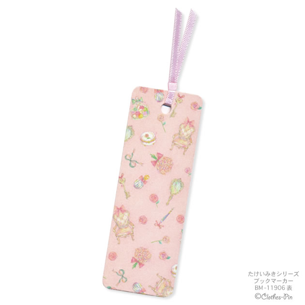 【たけいみき】　Bookmarker（ガーリー)【しおり】【ブックマーク】【クローズピン …...:clothes-pin:10002939