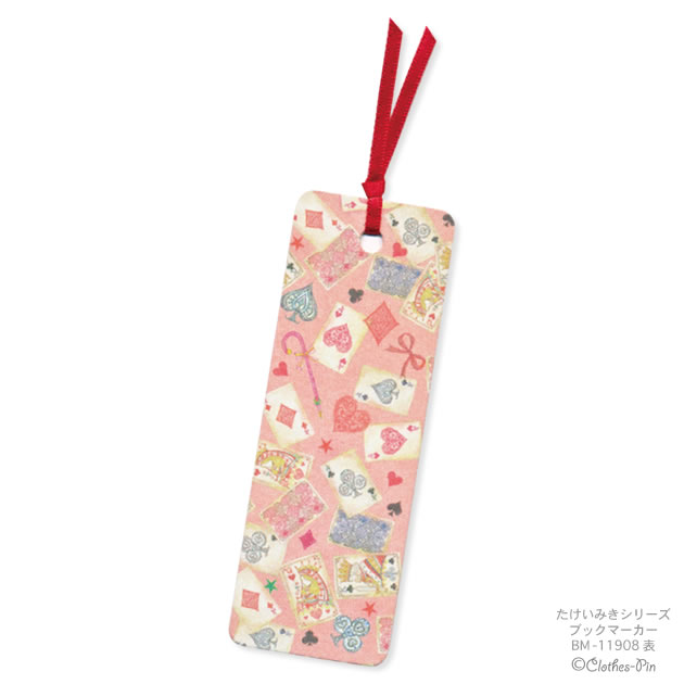 【たけいみき】　Bookmarker（トランプ)【しおり】【ブックマーク】【クローズピン …...:clothes-pin:10002942