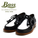 gh bass ローファー レディース WINNIE G.H.バス ウィニー ブラック ホワイト 革靴