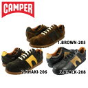 カンペール CAMPER PEROTAS ARIEL BROWN-205/KHAKI-206/BLACK-208 16454-208/16454-206/16454-208 【送料無料】