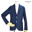 チルコロ CIRCOLO1901 CN1871 INDACO 2B ジャケット ジャージー シングルジャケット テーラードジャケット ネイビー NAVY メンズ【送料無料】