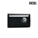 【SS期間最大5000円OFFクーポン配布 6/4 20:00〜6/11 11:59まで】ディーゼル DIESEL X05854/P1508 KEYHOLDER H1532 KEYCASE P BLACK 6連キーケース キーホルダー ブラック 黒 メンズ 【送料無料】