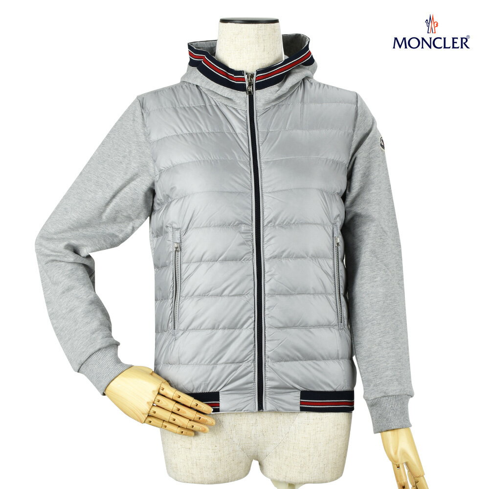 N[ MONCLER 84099.05 80417/980 XEFbgؑ _EWPbg WbvAbv u] O[ LbY {[CY fB[X CARDIGAN Grey 8