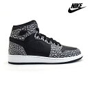 ナイキ NIKE AIR JORDAN 1 MID エアジョーダン 838850-013 レディース 黒 ブラック BLACK 【送料無料】スニーカー