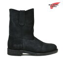 レッドウィング REDWING ペコスブーツ 8844 9INCH PECOS BLACK メンズ
