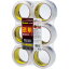 3M スコッチ 透明梱包用テープ 中・軽量物用 厚さ0.065mm 48mm×50m 313-6PN 1パック(6巻) 313 6PN