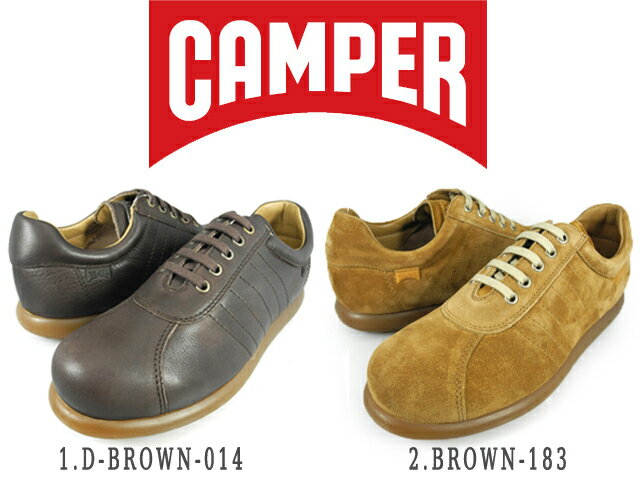 【店内全品大特価!!】 CAMPER PEROTAS ARIEL D.BROWN-014/BROWN-183 16002-014/16002-183 カンペール