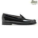ジー エイチバス GH BASS PENNY BLACK PATENT WEEJUNS ペニー ローファー カジュアルシューズ 革靴 パテントレザー ブラック 黒 レディース【送料無料】