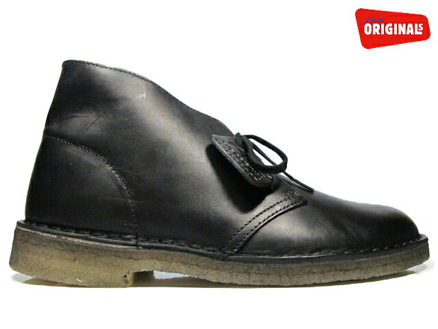 【店内全品大特価!!】 クラークス CLARKS 00111443 DESERT BOOT BLACK LE メンズサイズ クラークス デザート ブーツ ブラック レザー