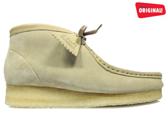 【店内全品大特価!!】 クラークス CLARKS 35405 WALLABEE BOOT SAND SUEDE メンズサイズ クラークス ワラビー ブーツ サンド スエード ベージュ Clarks 35405