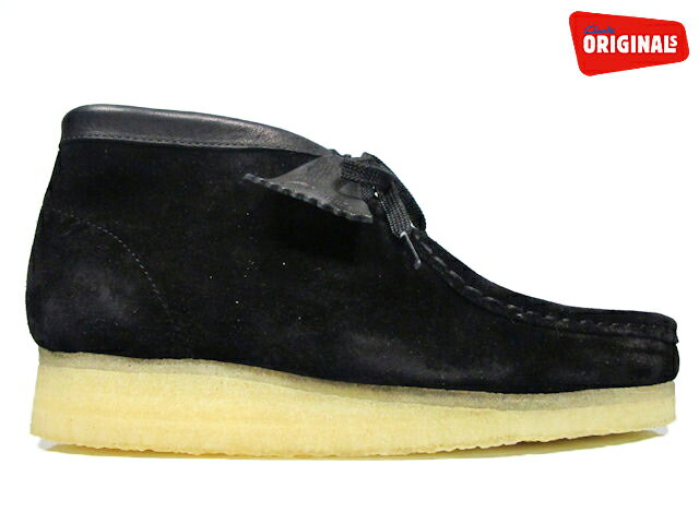 【店内全品大特価!!】 クラークス CLARKS 35409 WALLABEE BOOT BLACK SUEDE メンズサイズ クラークス ワラビー ブーツ ブラック スエード Clarks 35409