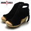 ミネトンカ サンダル ウェッジソール ブレア ブラック MINNETONKA 71330 BLAIRE BLACK レディース 夏サンダル