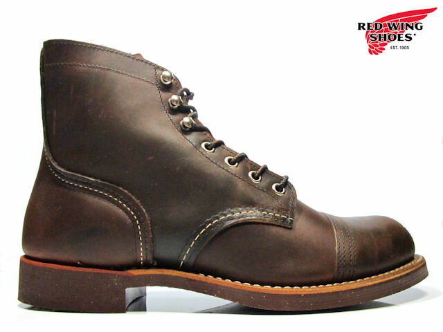 【店内全品大特価!!】 レッドウィング REDWING 8111 IRON RANGE BOOTS Amber "Harness"レッドウイング　8111　アイアンレンジ　ワーク　ブーツ　アンバー"ハーネス"　8111