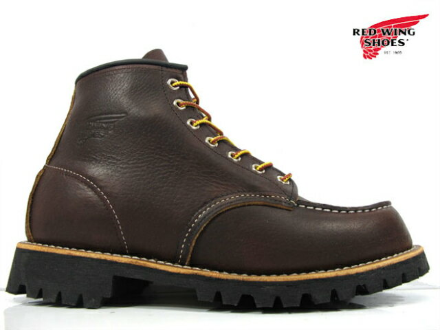 【店内全品大特価!!】 レッドウィング REDWING 8146 IRISH SETTER6INCH MOC TOEDARK BROWN WORKレッドウィング アイリッシュセッター 6インチ モックトゥモカシントゥ ブーツ レザーレッドウイング◆