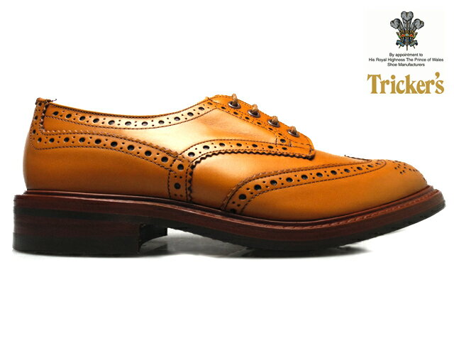 【店内全品大特価!!】 トリッカーズ TRICKER'S BOURTON BROGUE SHOES 5633 ACORN ANTIQUE 5633 ダイナイトソール ブローグシューズ エイコーン アンティーク Tricker's◆レビューのお約束で送料無料！Tricker's トリッカーズ