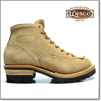 WescoCustomJobmasterBurlapNubuck106100LeatherHeight6inchBeigeVibramCommandSoleBRASSPLATEDウエスコカスタムジョブマスター6インチベージュバーラップヌバックコマンドビブラムソール106100