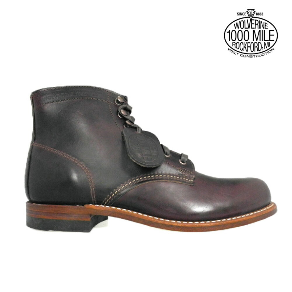 ウルヴァリン 1000マイルブーツ WOLVERINE 1000MILE BOOTS W00137 CORDOVAN NO.8 コードヴァン ワークブーツ 【送料無料】