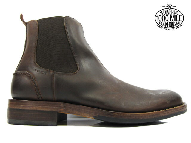 ウルヴァリン WOLVERINE CHELSER BOOTS W05452 BROWN ウルバリン チェルシーブーツ W05452 ブラウン ビブラムソール グッドイヤーウェルト製法◆