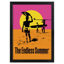 額入り映画<strong>ポスター</strong> ブルース・ブラウン The Endless Summer <strong>エンドレスサマー</strong>（Standard） （フレーム付き<strong>ポスター</strong>）