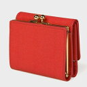 ポールスミス 財布 折財布 レディース ストローグレインレザー 3つ折り財布 レッド Paul Smith