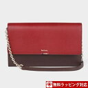 ポールスミス 財布 長財布 レディース クロスオーバーストライプタブ 2WAY バーガンディー Paul Smith